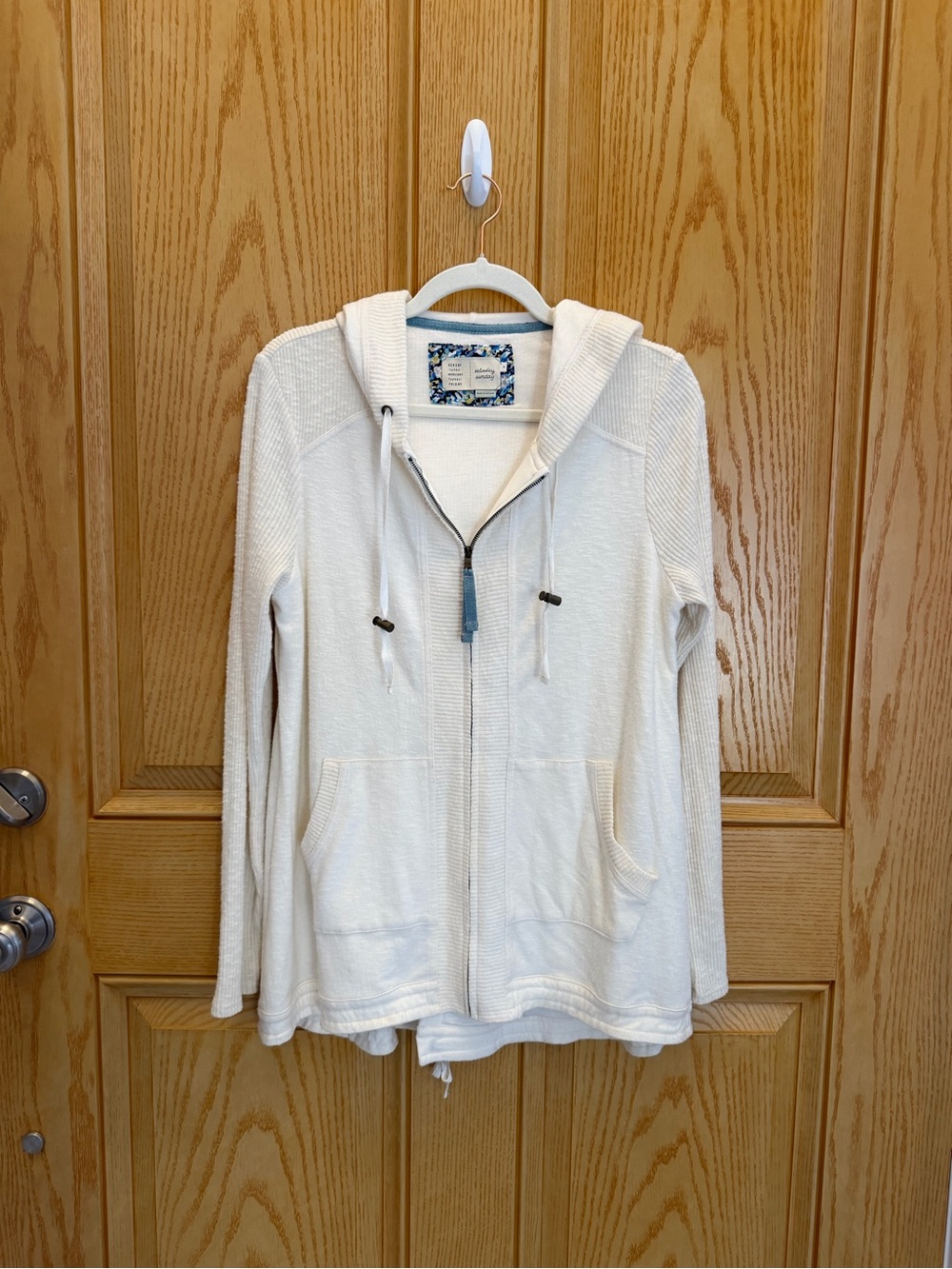 Saturday Sunday by Anthropologie zippered hoodie cardigan women’s size medium